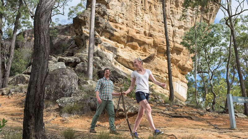Walking trails at White Rock-Spring Mountain Conservation Estate