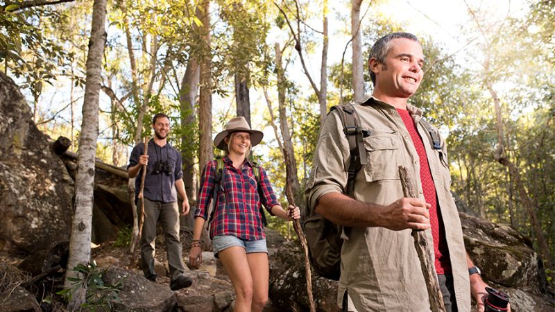 Walking trails at White Rock-Spring Mountain Conservation Estate